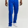 Outlet Adamson Ripped Detail Slim Jeans - Blue Denim Jeans | Denim
