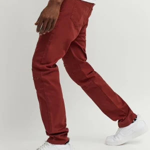 Sale Adamson Ripped Detail Slim Jeans - Brown Denim Jeans | Denim