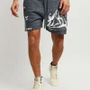 Cheap All We Trust Burnout Wash Shorts - Charcoal Shorts | Shop All Bottoms