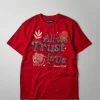 New All We Trust Is Us Short Sleeve Tee - Red Graphic Tees