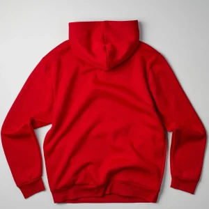 Cheap Anti Social Cherub Graphic Print Hoodie - Red Hoodies | Hoodies