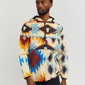 Store Aztec Skull Half-Zip Anorak Lightweight Jackets | Anoraks