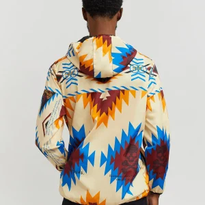Store Aztec Skull Half-Zip Anorak Lightweight Jackets | Anoraks