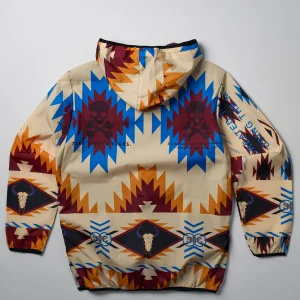 Store Aztec Skull Half-Zip Anorak Lightweight Jackets | Anoraks