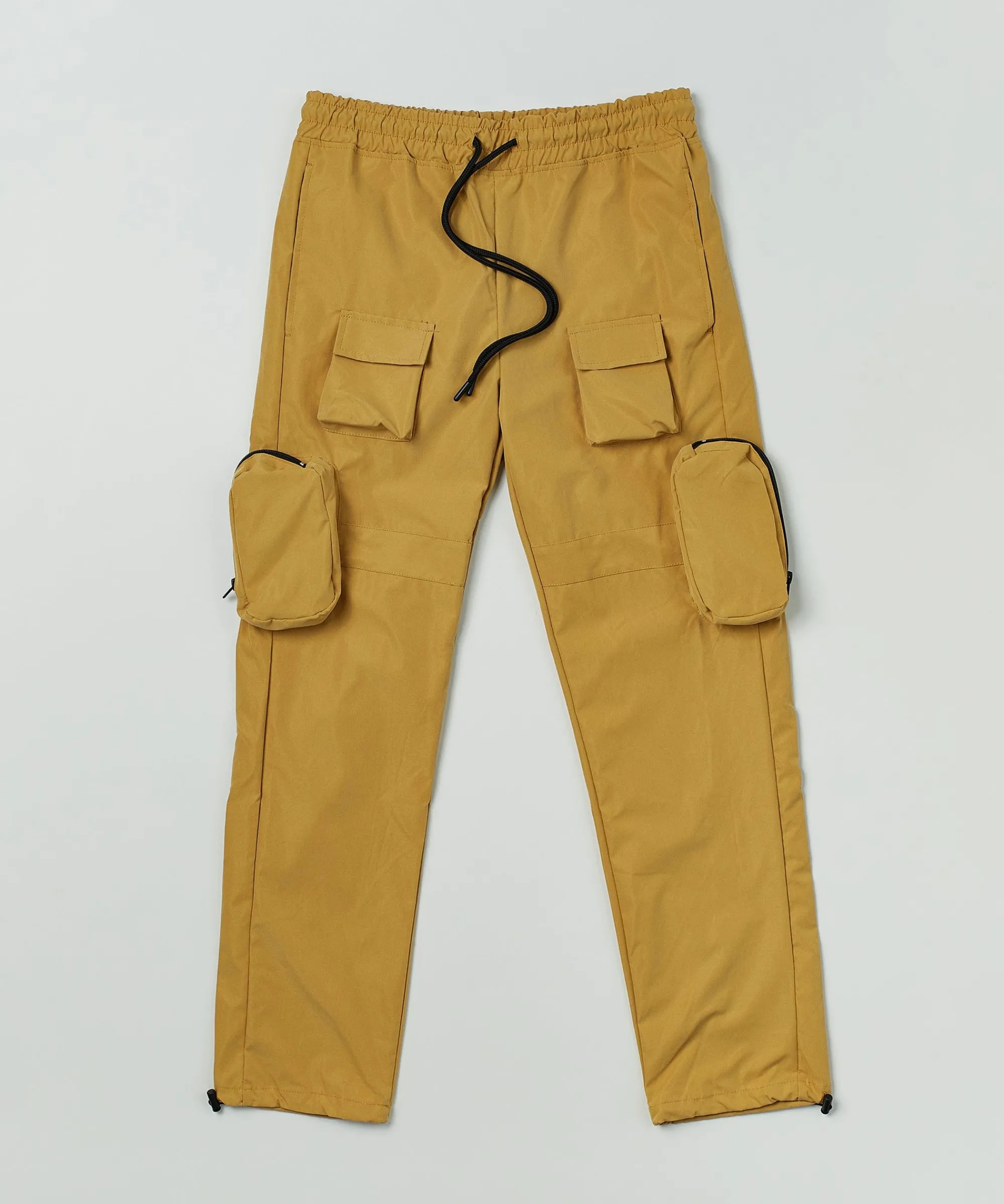 bader_cotton_twill_color_block_utility_joggers__tan_4.webp Discount Bader Cotton Twill Color Block Utility Joggers - Tan Shop All Bottoms | Cargo & Utility Pants