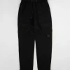 Online Banks Fleece Cargo Pants - Black Cargo & Utility Pants