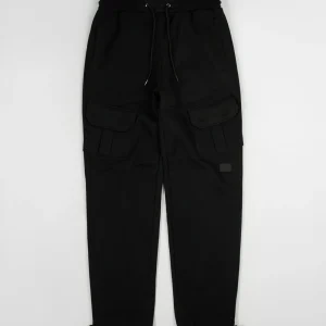Online Banks Fleece Cargo Pants - Black Cargo & Utility Pants