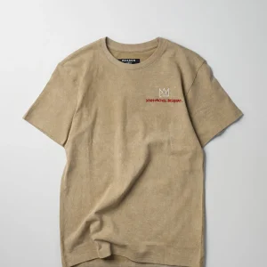 New Basquiat Equals Pi Short Sleeve Tee - Khaki Graphic Tees