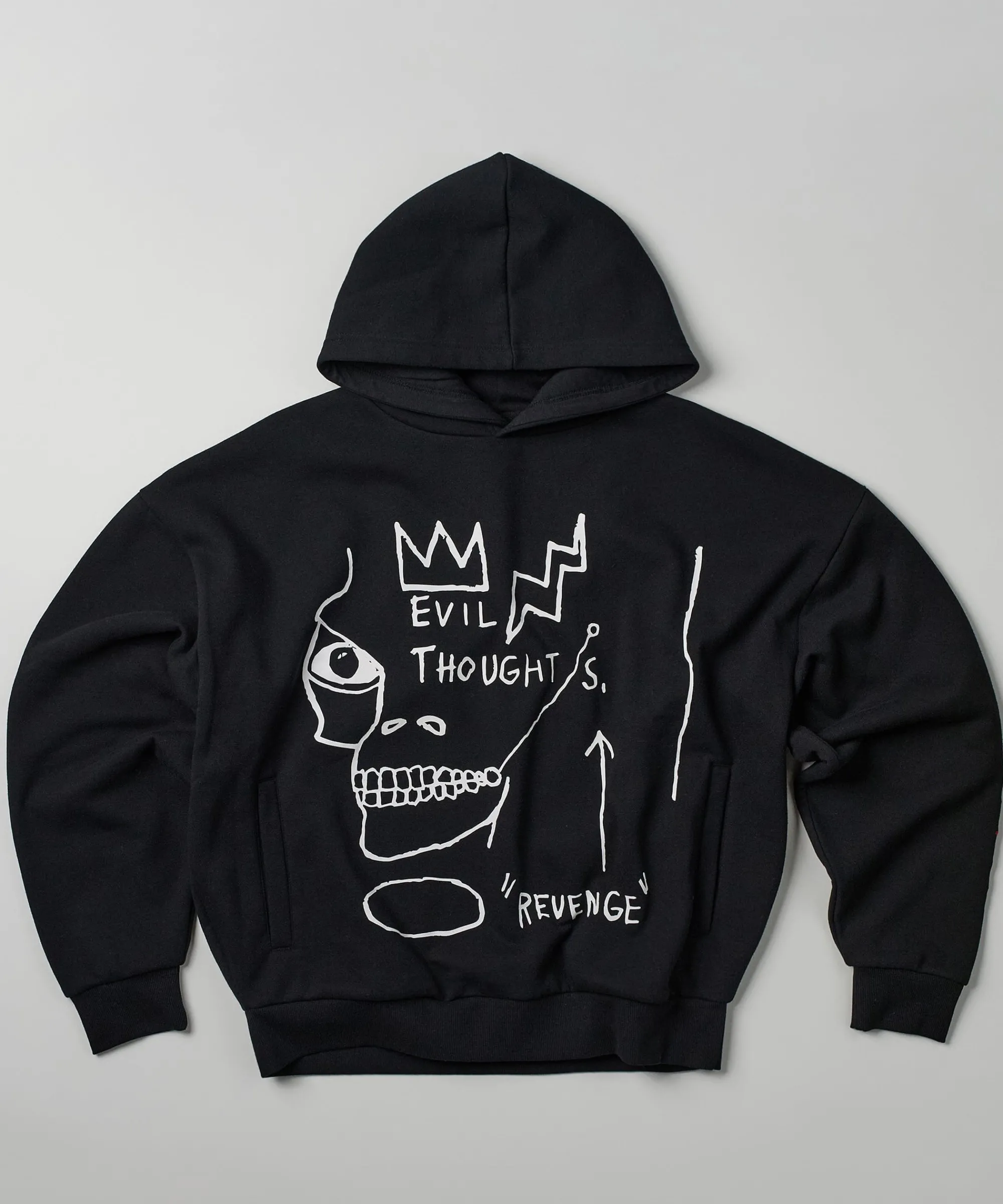 basquiat_evil_thoughts_embroidered_hoodie__black_4.webp Fashion Basquiat™ Evil Thoughts Embroidered Hoodie - Black Hoodies | Hoodies