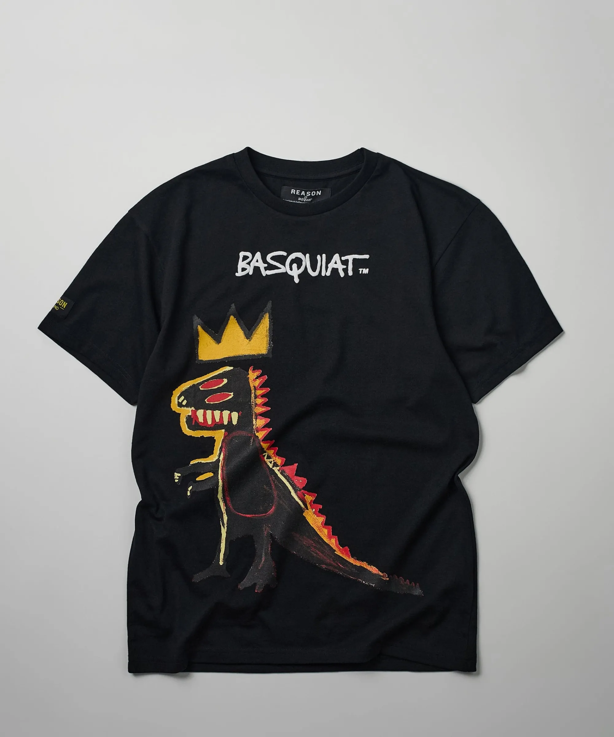 basquiat_pez_dino_print_tee__black_1.webp Online Basquiat™ Pez Dino Print Tee - Black Graphic Tees