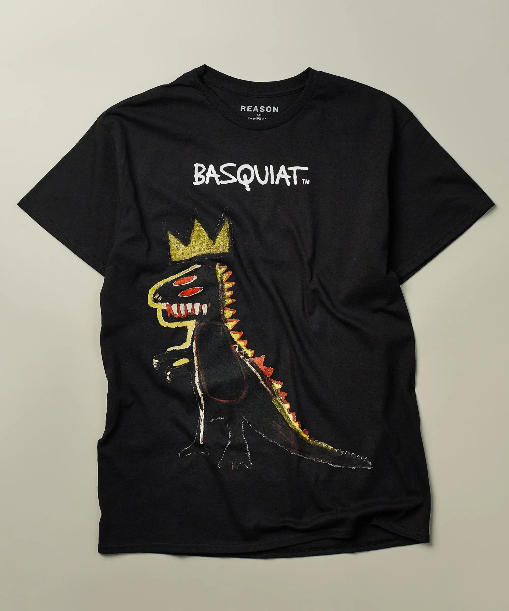 basquiat_pez_dino_print_tee__black_3.webp Online Basquiat™ Pez Dino Print Tee - Black Graphic Tees