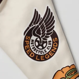 Best Sale Betty Boop Varsity Jacket - Brown Varsity Jackets
