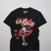 Online Betty Boop Wild Ones Print Short Sleeve Tee - Black Graphic Tees