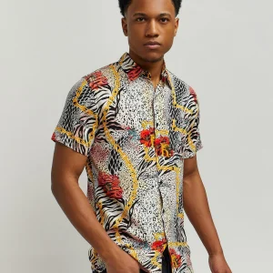Cheap Born To Be Wild Short Sleeve Shirt Button Downs