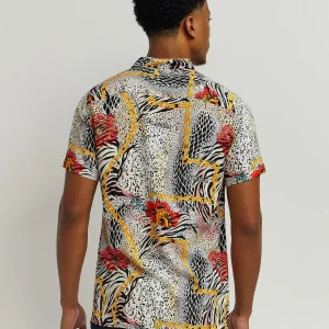 Cheap Born To Be Wild Short Sleeve Shirt Button Downs
