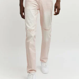 Fashion Bradley Denim Jeans - Pink Denim Jeans | Shop All Bottoms