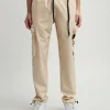 Store Bridges Utility Stretch Tech Nylon Cargo Pants - Cream Shop All Bottoms | Cargo & Utility Pants