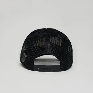 Fashion Brooklyn Embroidery Trucker Hat - Black Hats