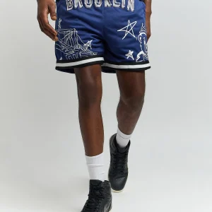 Fashion Brooklyn Mesh Shorts - Navy Shop All Bottoms | Shorts