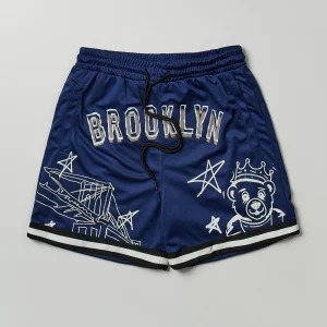 Fashion Brooklyn Mesh Shorts - Navy Shop All Bottoms | Shorts