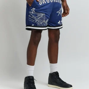 Fashion Brooklyn Mesh Shorts - Navy Shop All Bottoms | Shorts