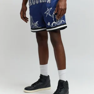 Fashion Brooklyn Mesh Shorts - Navy Shop All Bottoms | Shorts