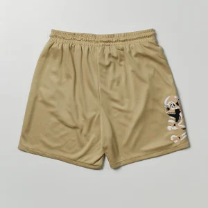 Cheap Burn Mesh Shorts - Khaki Shop All Bottoms | Shorts