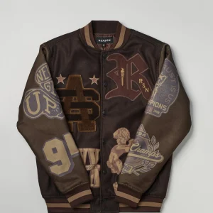 Best Champions Varsity Jacket - Brown Varsity Jackets