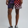 Store Checkers And Skulls Split Shorts Shop All Bottoms | Shorts
