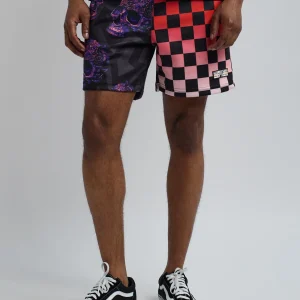 Store Checkers And Skulls Split Shorts Shop All Bottoms | Shorts