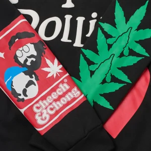 Best Sale Cheech & Chong Keep On Rolling Hoodie - Black Hoodies | Hoodies