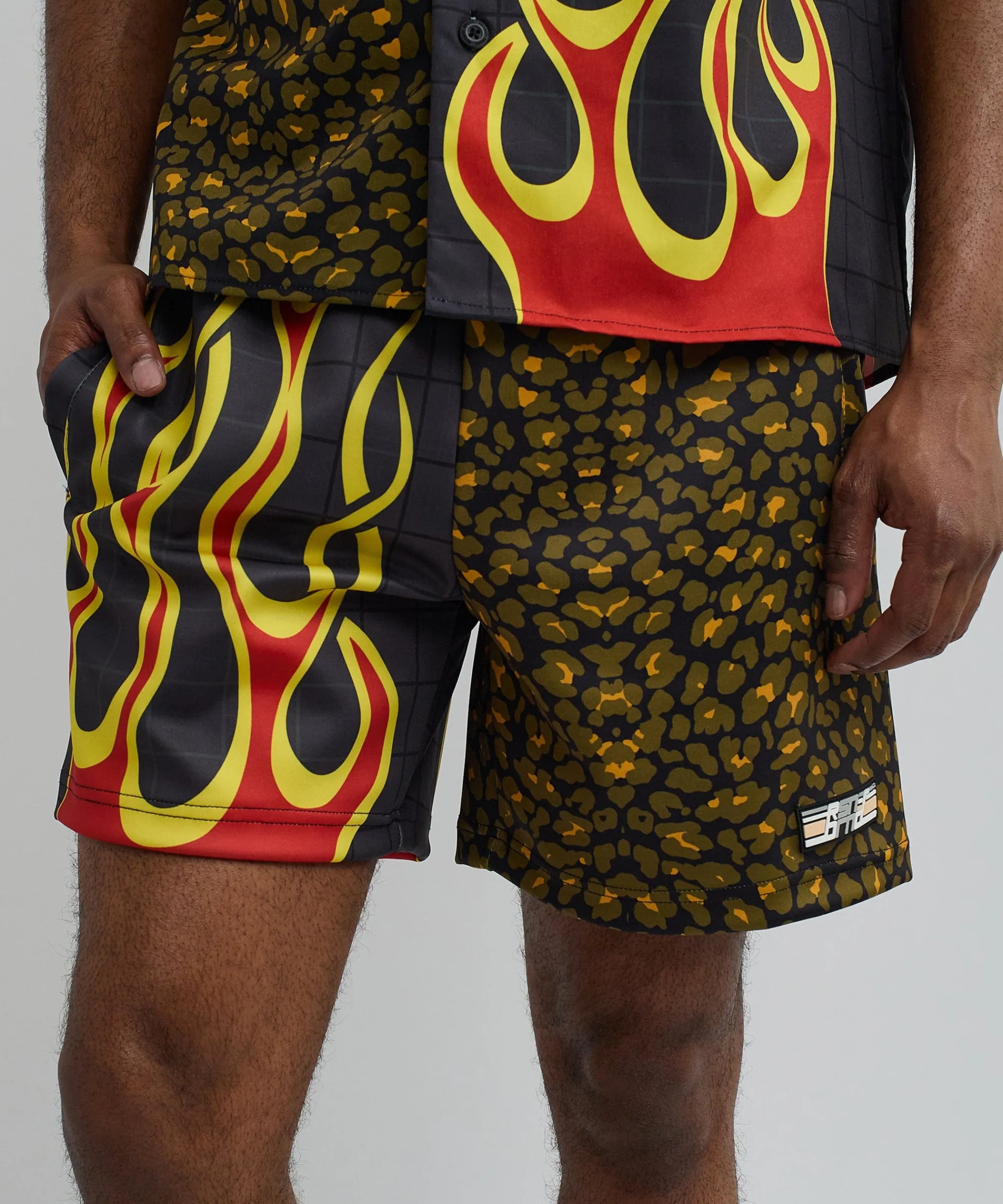cheetah_and_flames_split_shorts_0.webp Shop Cheetah And Flames Split Shorts Shop All Bottoms | Shorts