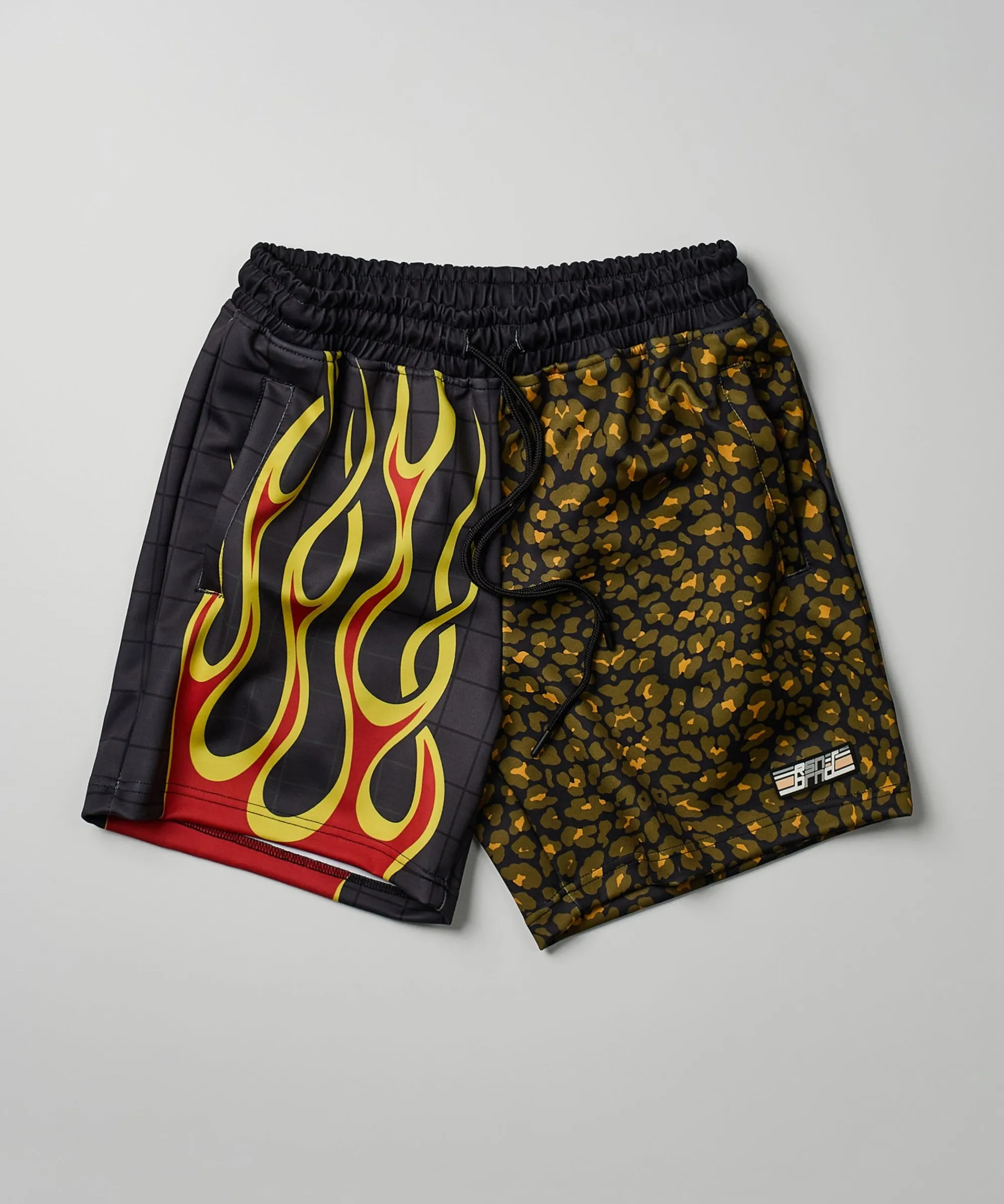 cheetah_and_flames_split_shorts_1.webp Shop Cheetah And Flames Split Shorts Shop All Bottoms | Shorts