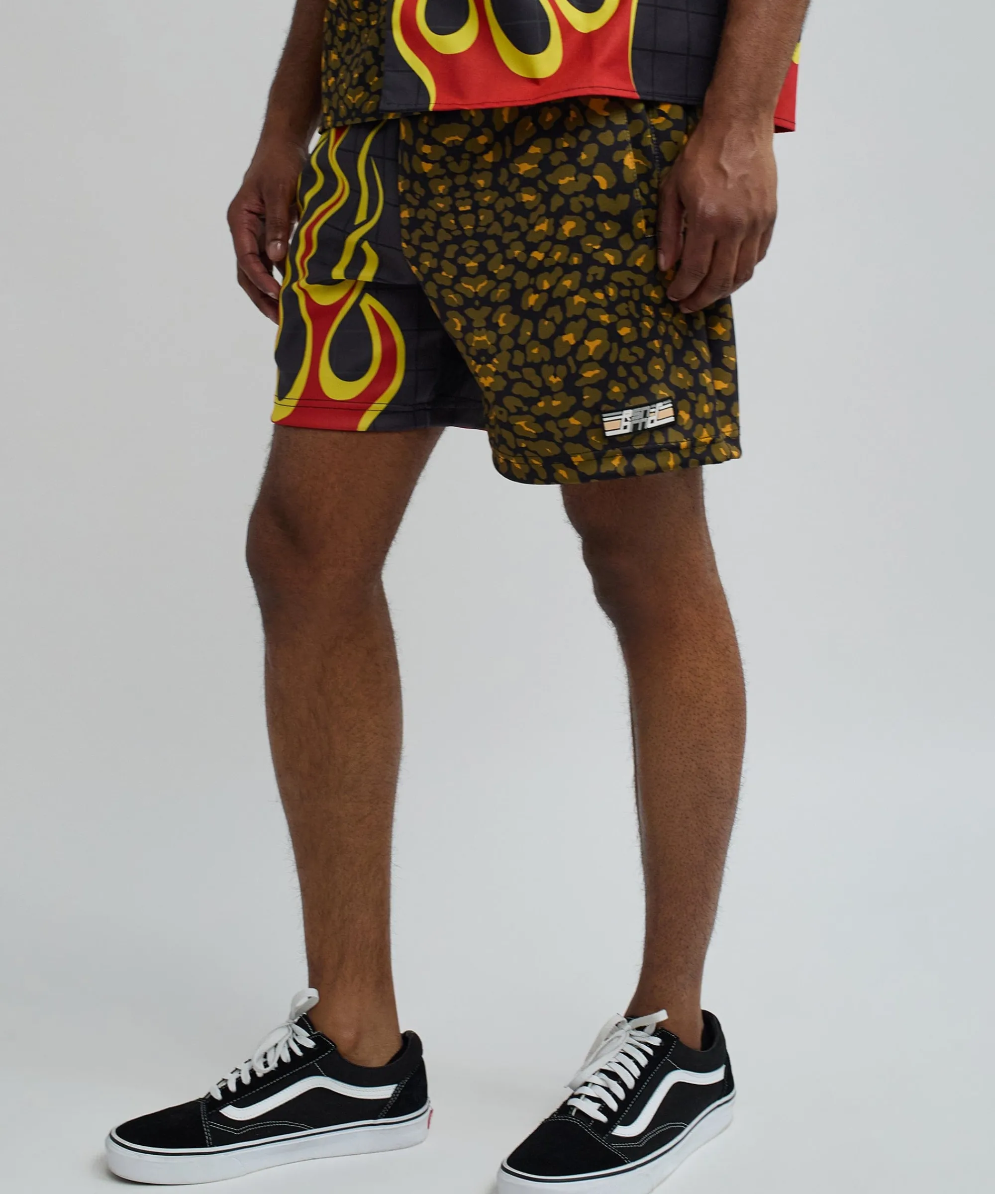 cheetah_and_flames_split_shorts_5.webp Shop Cheetah And Flames Split Shorts Shop All Bottoms | Shorts