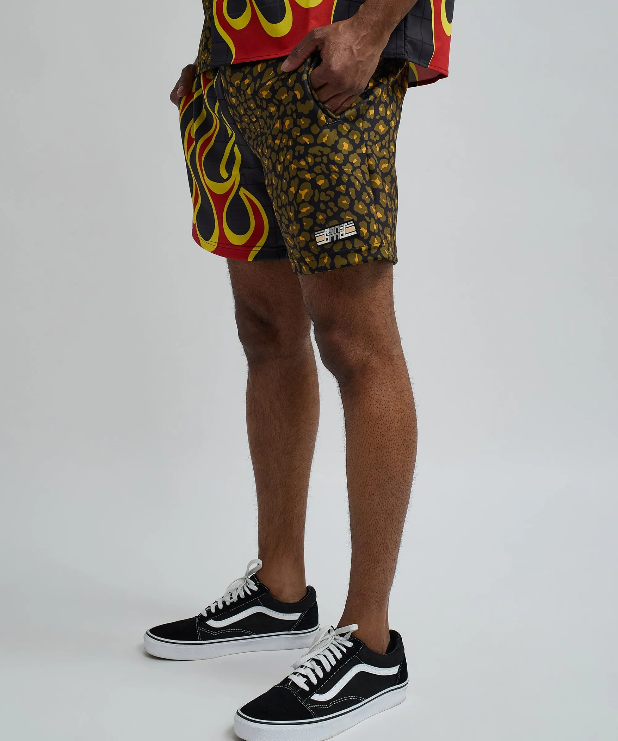 cheetah_and_flames_split_shorts_6.webp Shop Cheetah And Flames Split Shorts Shop All Bottoms | Shorts