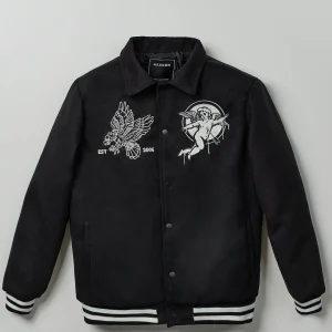 Best Cherub Varsity Jacket - Black Varsity Jackets