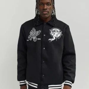 Best Cherub Varsity Jacket - Black Varsity Jackets