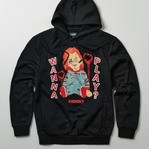 New Chucky Blocks Graphic Print Hoodie Hoodies | Hoodies