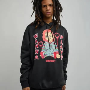 New Chucky Blocks Graphic Print Hoodie Hoodies | Hoodies