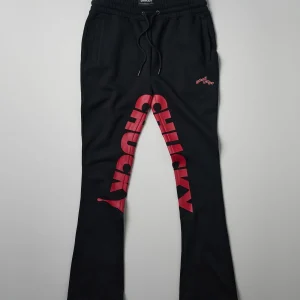 New Chucky Flare Fleece Pants - Black Sweatpants