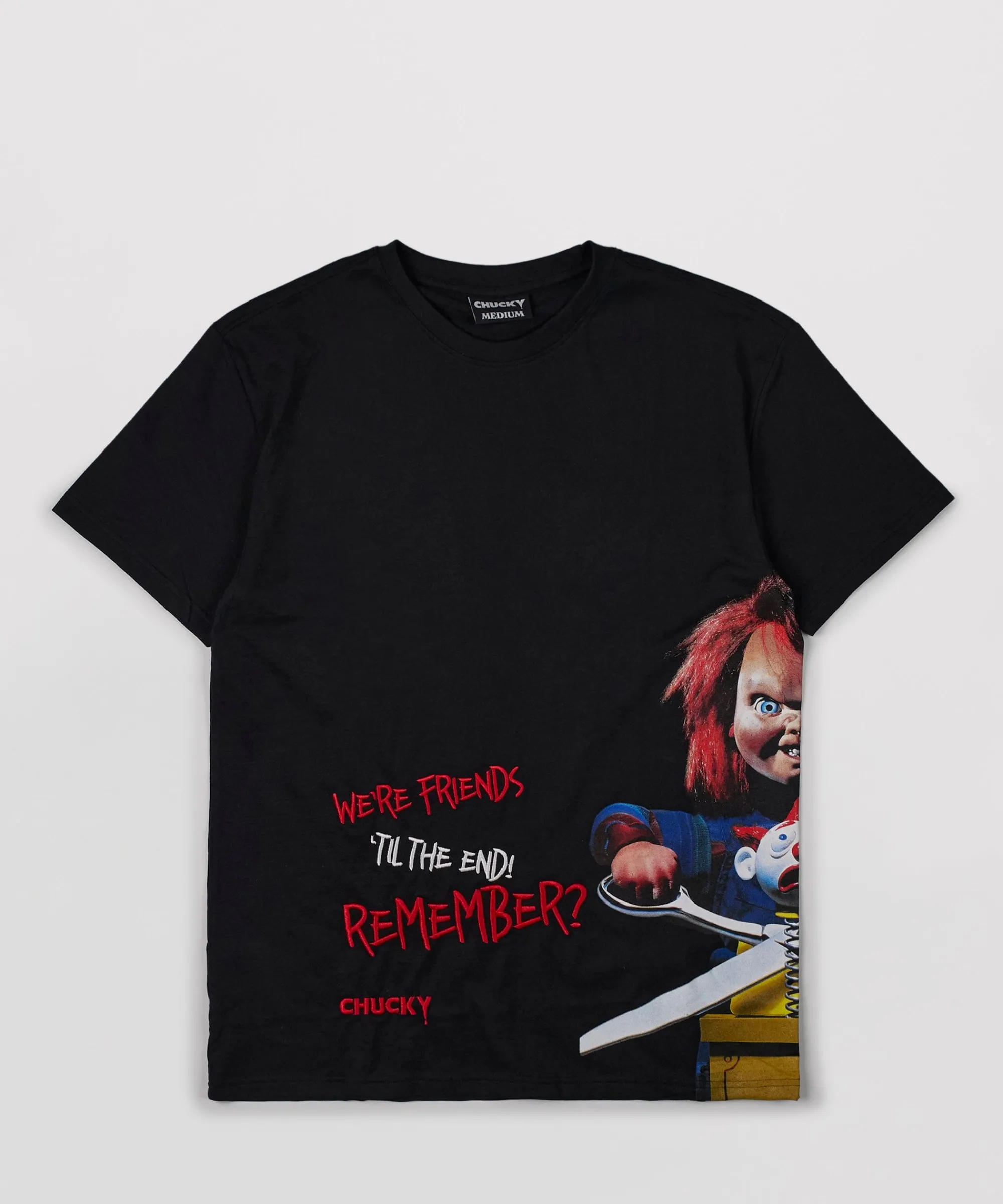 chucky_short_sleeve_tee__black_0.webp Outlet Chucky Short Sleeve Tee - Black Graphic Tees