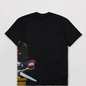 Outlet Chucky Short Sleeve Tee - Black Graphic Tees