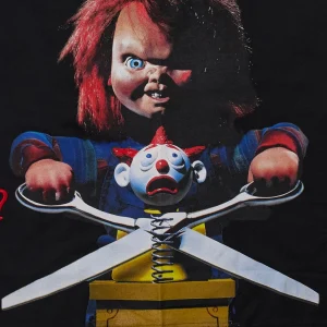 Outlet Chucky Short Sleeve Tee - Black Graphic Tees