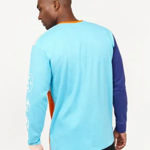 Hot Color Block Long Sleeve Tee Long Sleeve Tees | Graphic Tees