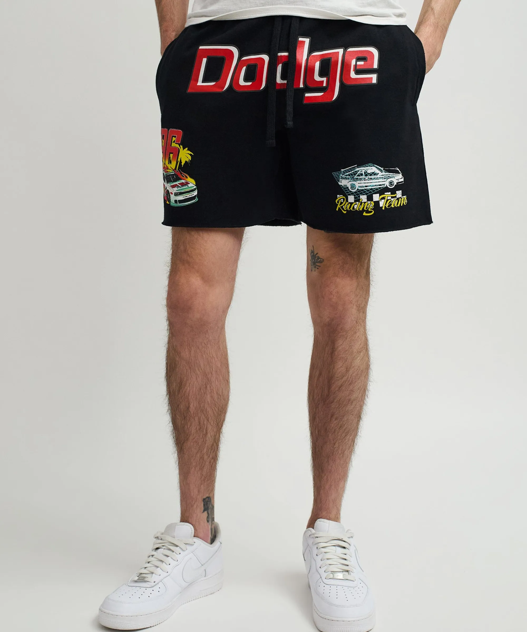 dodge__shorts__black_4.webp Discount Dodge '96 Shorts - Black Shop All Bottoms | Shorts