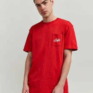 Clearance Dodge Demon 1947 Pocket Short Sleeve Tee - Red Graphic Tees