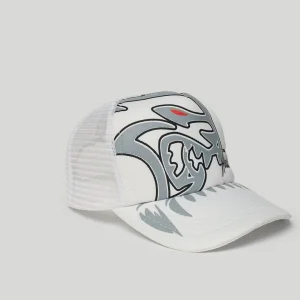 Best Sale Dodge Hellcat Embroidery Trucker Hat - White Hats