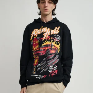Outlet Dodge Raise Hell Graphic Print Hoodie - Black Hoodies | Hoodies