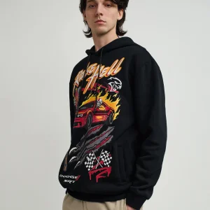 Outlet Dodge Raise Hell Graphic Print Hoodie - Black Hoodies | Hoodies