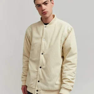 Cheap Elevate Corduroy Jacket - Tan Bomber Jackets